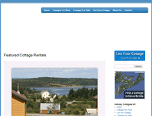 Tablet Screenshot of cottageinnovascotia.com